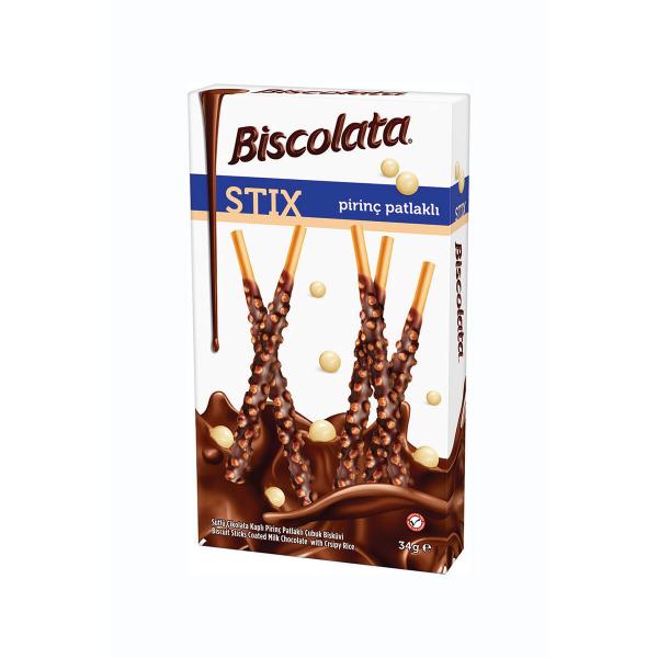 Şölen Biscolata Stick Pirinç Patlaklı 34 Gr