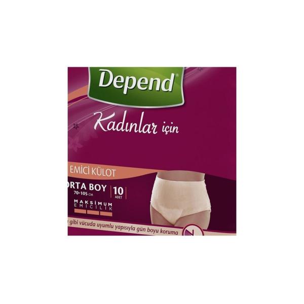 Depend Emici Külot Orta Boy Kadın 10 Ad