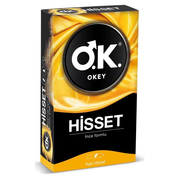 Okey Prezervatif Hisset 10 Lu