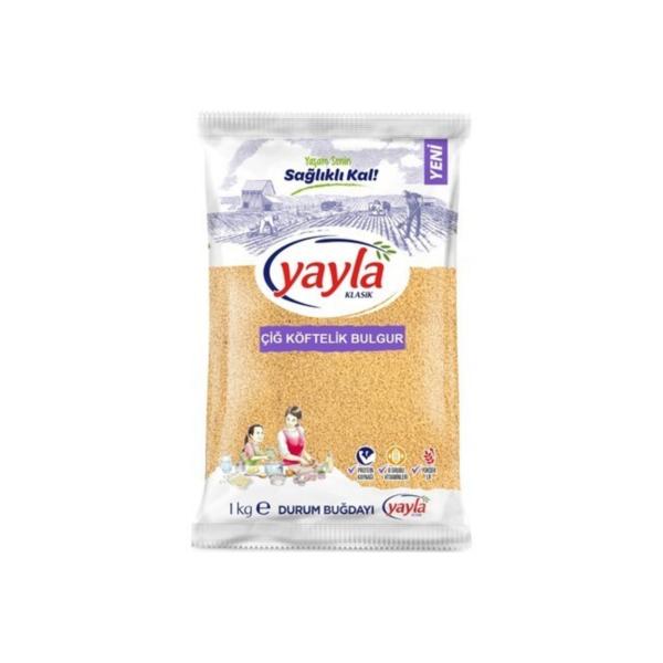 Yayla Çiğ Köftelik Bulgur 1 Kg