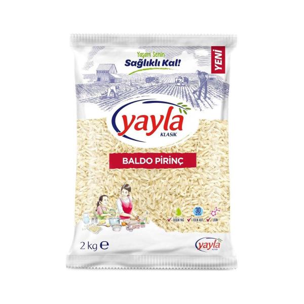 Yayla Gönen Baldo Pirinç 2 Kg