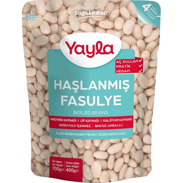 Yayla Haşlanmış Fasulye 700 Gr