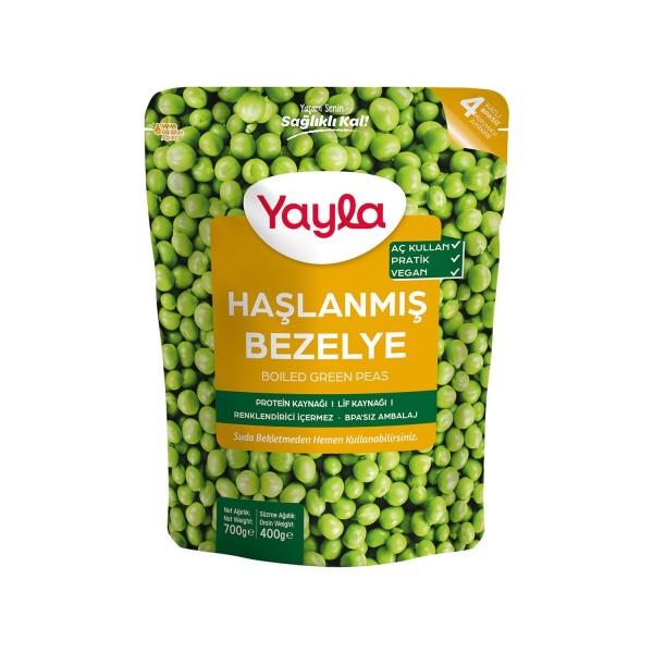 Yayla Haşlanmış Bezelye 700 Gr