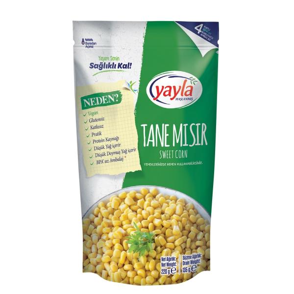 Yayla Haşlama Mısır 220 Gr