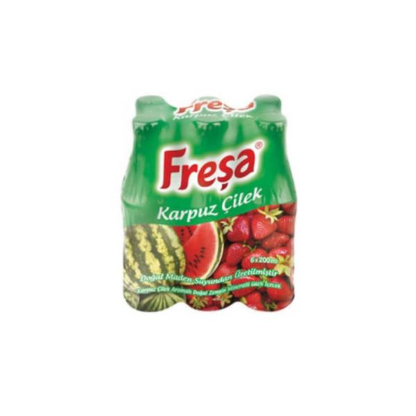 Freşa Karpuz & Çilek Maden Suyu 200 ml 6 Adet