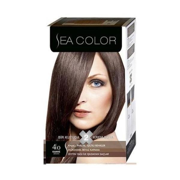 Sea Color Saç Boyası 4-0 Kahve