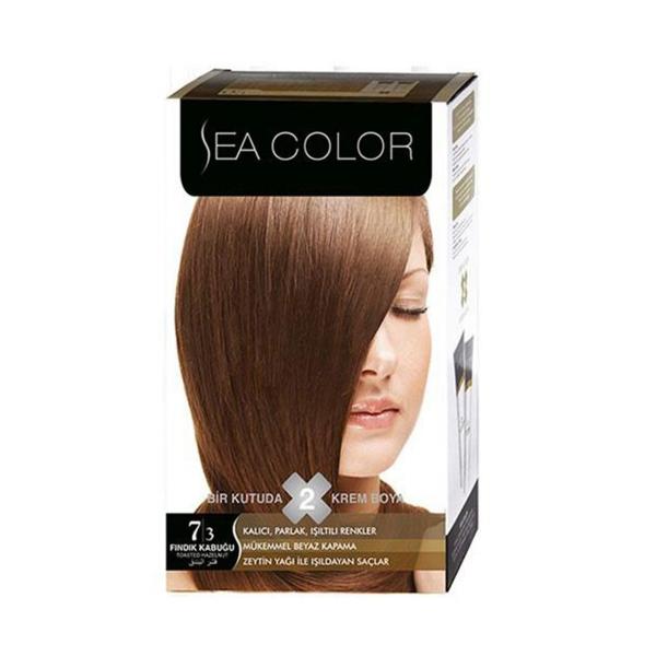 Sea Color Saç Boyası 7-3 Fındık Kabuğu