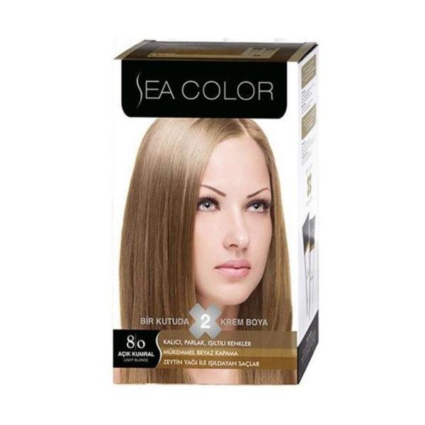 Sea Color Saç Boyası 8-0 A.Kumral