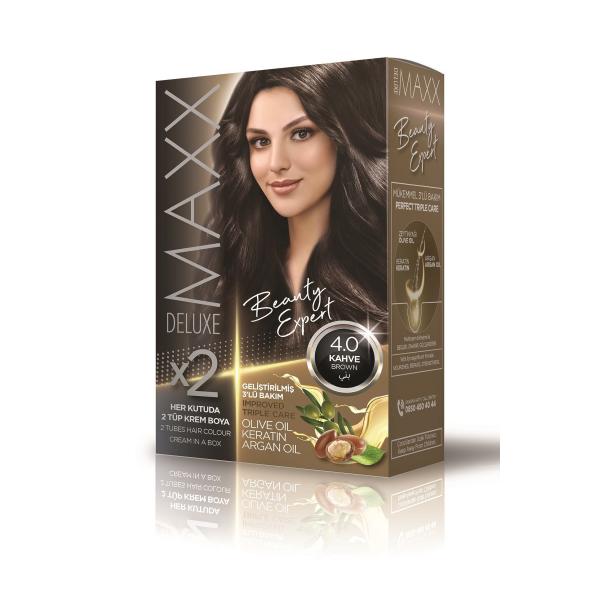 Maxx Deluxe Saç Boyası 4.0 Kahve