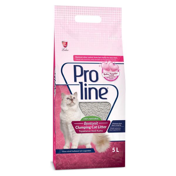 Pro Line Bentonit Parfümlü Kedi Kumu 5 lt