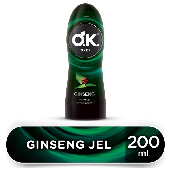 Okey Masaj Jeli  Kayganlaştırıcı Jel Ginseng 200 ml