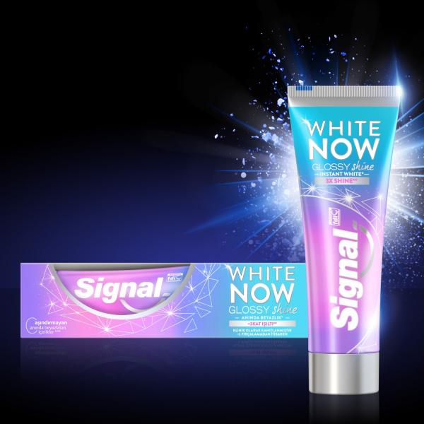 Signal White Now Glossy Shine Diş Macunu 75 ml