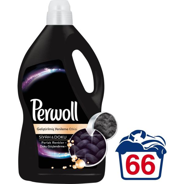 Perwoll Yenilenen Siyahlar Hassas Çamaşır Deterjanı 4 lt 66 Yıkama