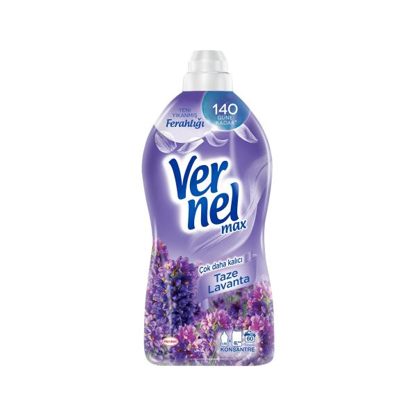 Vernel Max Konsantre Sıvı Çamaşır Yumuşatıcısı Lavanta Çiçeği 1440 Ml 60 Yıkama