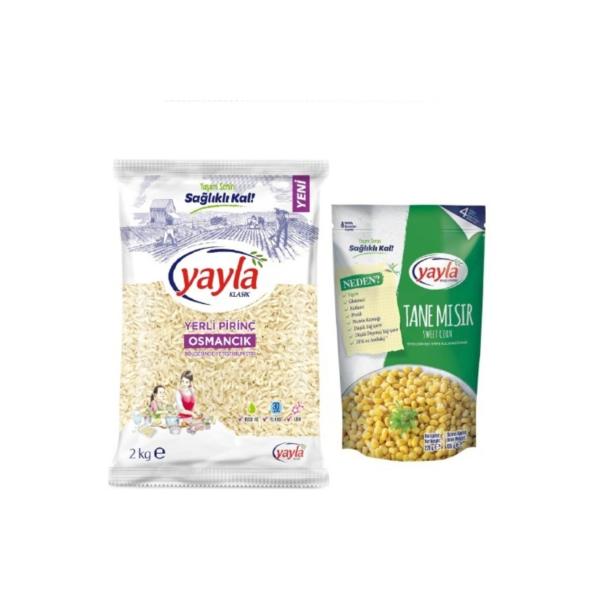 Yayla Osmancık 2 Kg + Haşlama Mısır 220 Gr